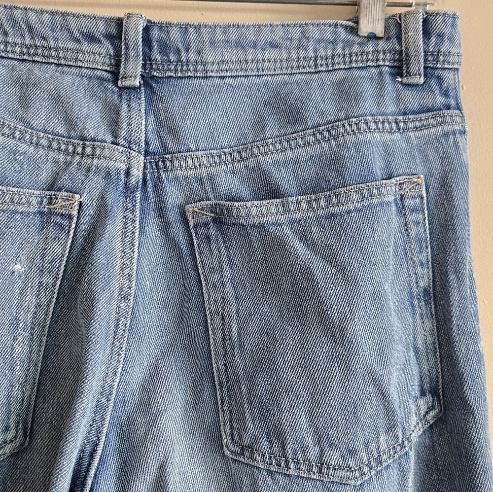 H&M Wide Leg High Rise Jeans Size 10 - Picture 6 of 9